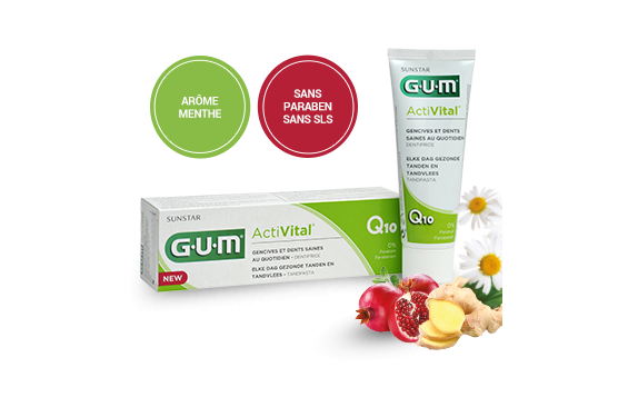 → GUM ACTIVITAL Q10 - DENTIFRICE 