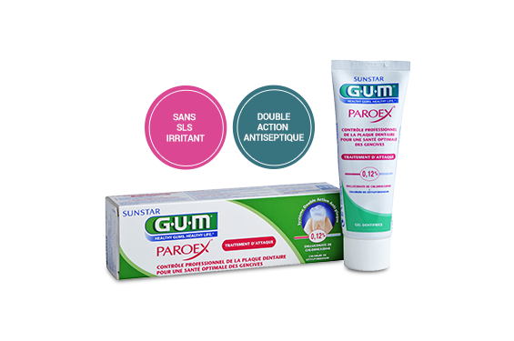 → GUM PAROEX - DENTIFRICE 